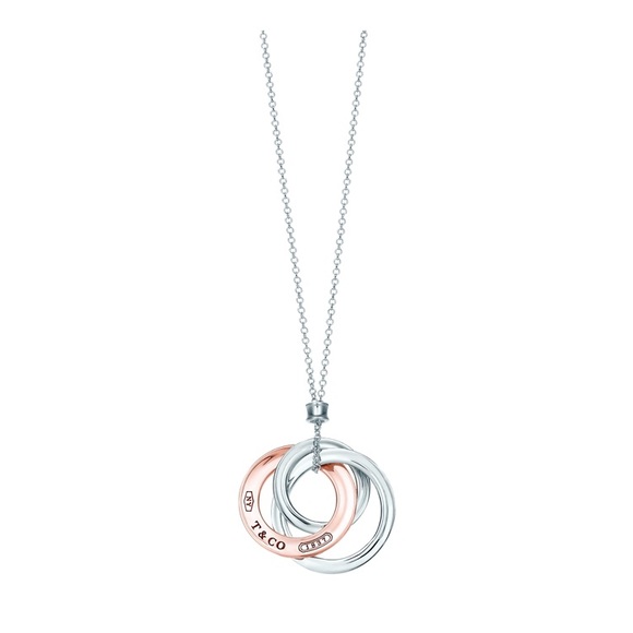 Tiffany & Co 1837 interlocking circles pendent - Picture 3 of 6